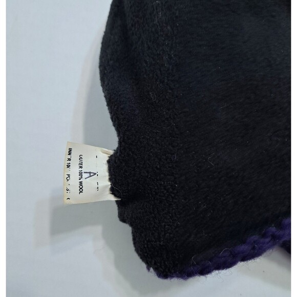 Nepal Wool Ear Flap Ski Fleece Lined Snowflake Peruvian Icelandic Floral Hat - Picture 6 of 6